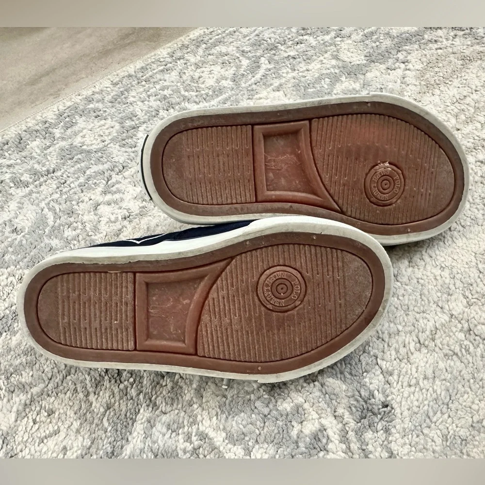 Polo Ralph Lauren Boy's Vaughn II Cotton & Leather Sneakers
